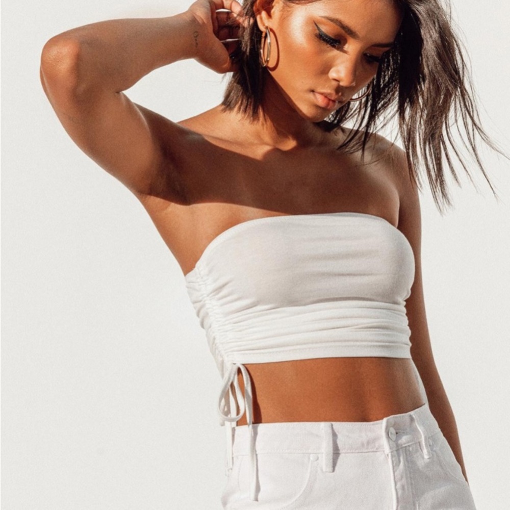 Jari Tube Top White